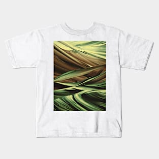 Abstract, Marble, Watercolor, Colorful, Vibrant Colors, Textured Painting, Texture, Gradient, Wave, Fume, Wall Art, Modern Art Kids T-Shirt